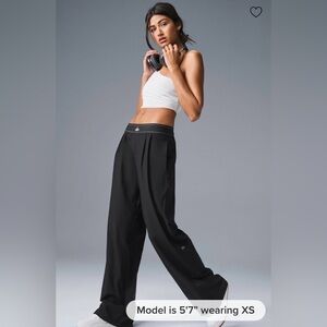 ALO Yoga suit up trousers black